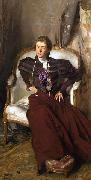 John Singer Sargent Mrs. Charles Thursby painting